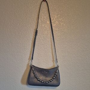 kate spade Black Beaded Crossbody Bag